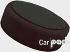 Svart polerrondell 180 x 25 mm. 30-pack