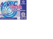 WC-block Lavendel 4-pack.